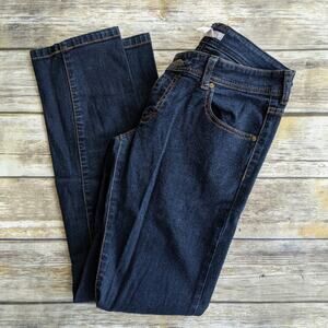 Xhilaration Dark Wash Straight Leg Jeans sz 7